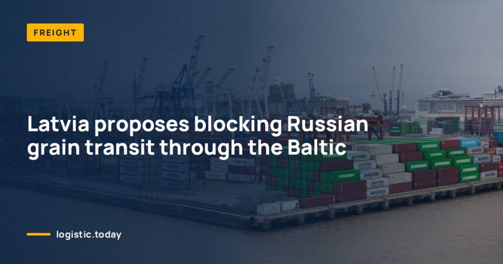 Latvia proposes blocking Russian grain transit through the Baltic