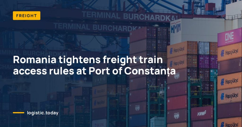 Romania tightens freight train access rules at Port of Constanța
